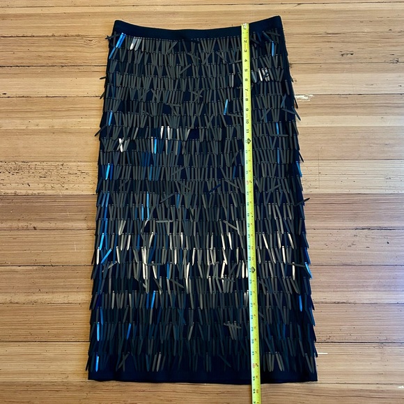 J. Crew Collection Sequin Fringe Midi Skirt. Size XL. NWT. - Picture 9 of 12